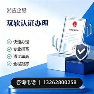 晋城双软认证申报服务